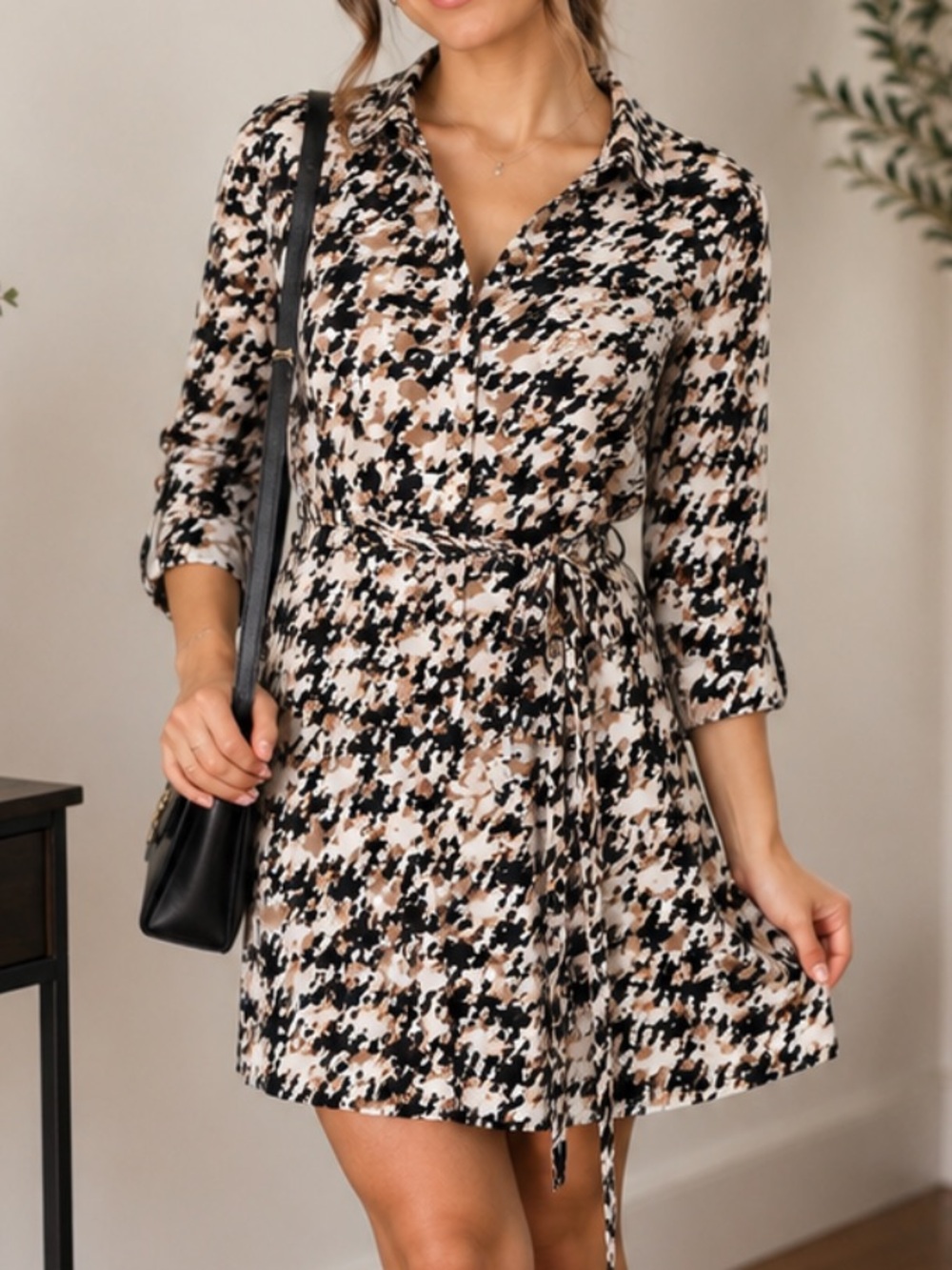 The Limited Abstract Print Wrap Dress Size Medium